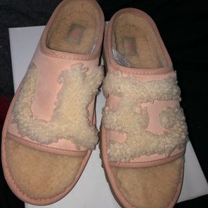 ugg sheepskin suede slipper